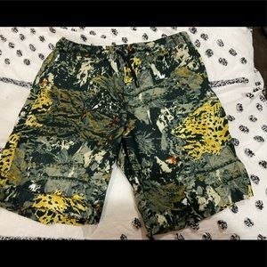 Mens Vintage Jungle Swimming Trunks